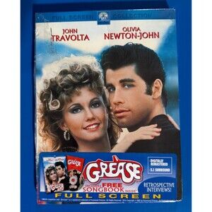 Grease (DVD, 2003, Full Screen ) John Travolta  Olivia Newton-John  NEW sealed